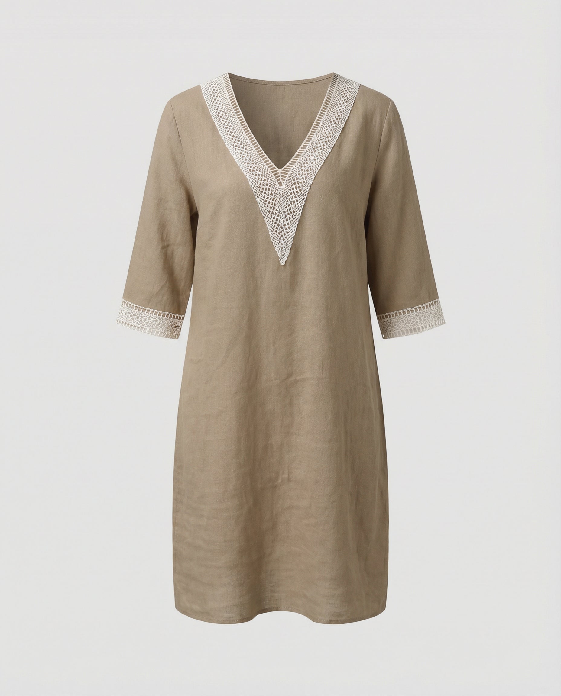 casual cotton dress with lightweight construction and relaxed silhouett
