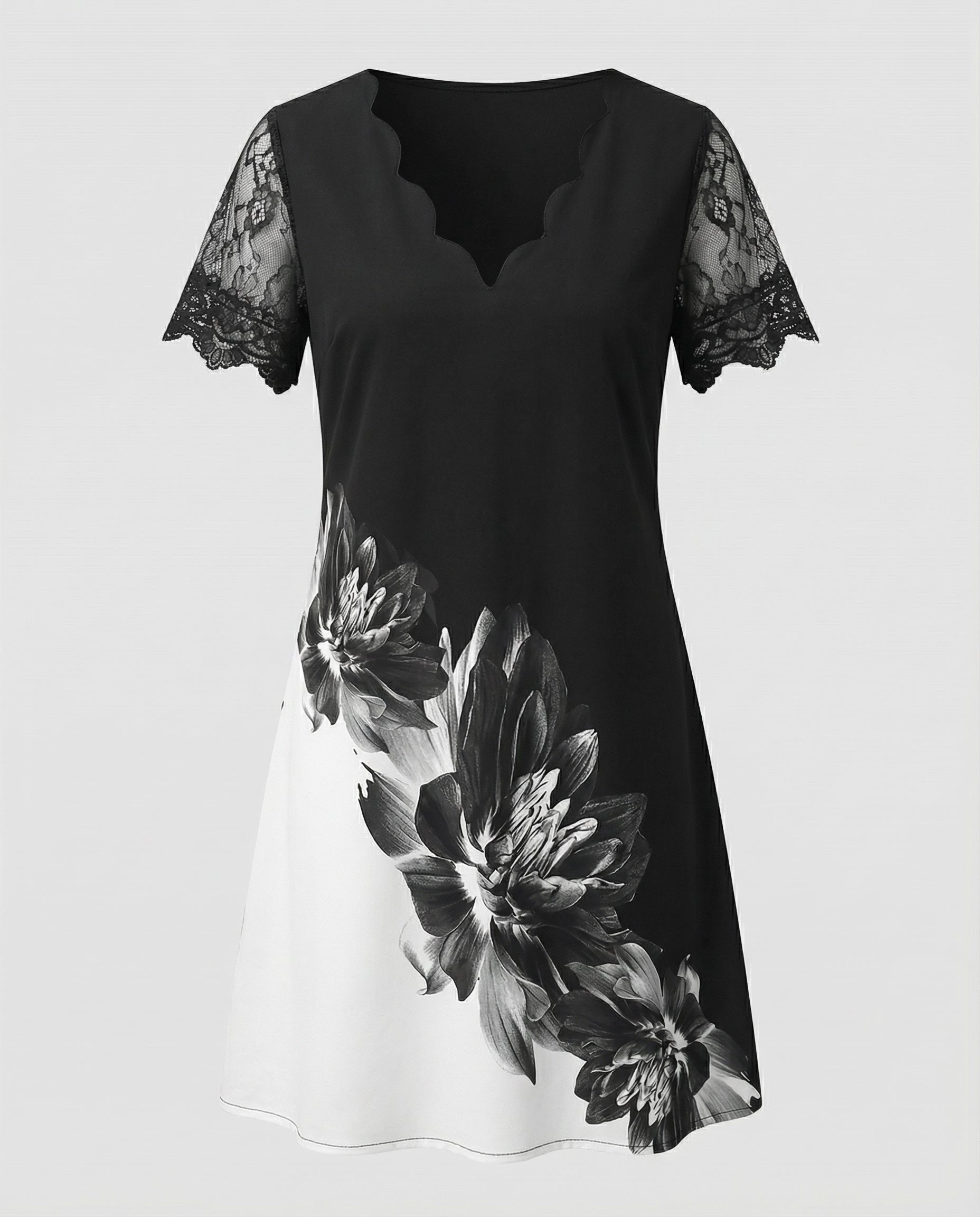 elegant detail dress with refined structured fit and tailored silhouette