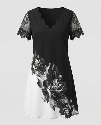 elegant detail dress with refined structured fit and tailored silhouette