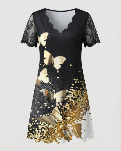 elegant detail dress with refined structured fit and tailored silhouette